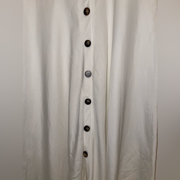 ASTR The Label White linen blend midi Pippa dress costal cowgirl medium - Picture 4 of 13